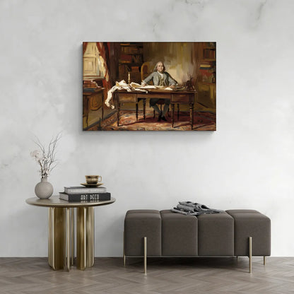 Franklin Historic Charm - Canvas Wall Art Living Room