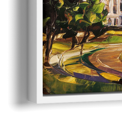 Raleigh Historic Landmarks - Close-Up White Frame Canvas
