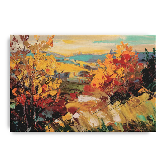 Spokane Autumn Colors - Canvas Wall Art
