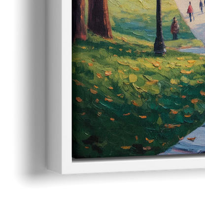 McGill University Montreal - Close-Up White Frame Canvas