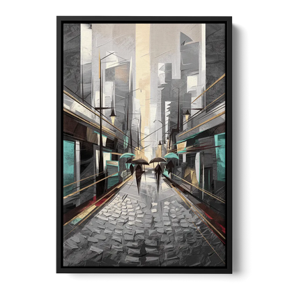 Camden Urban Charm - Black Frame Canvas