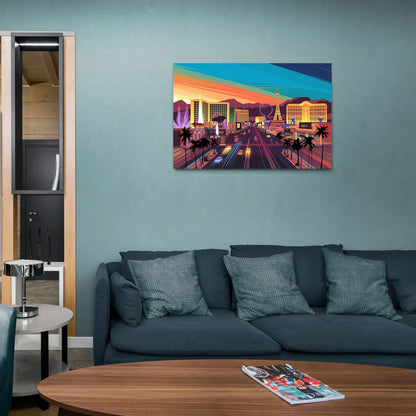 Las Vegas Iconic Strip Experience - Canvas Wall Art Living Room
