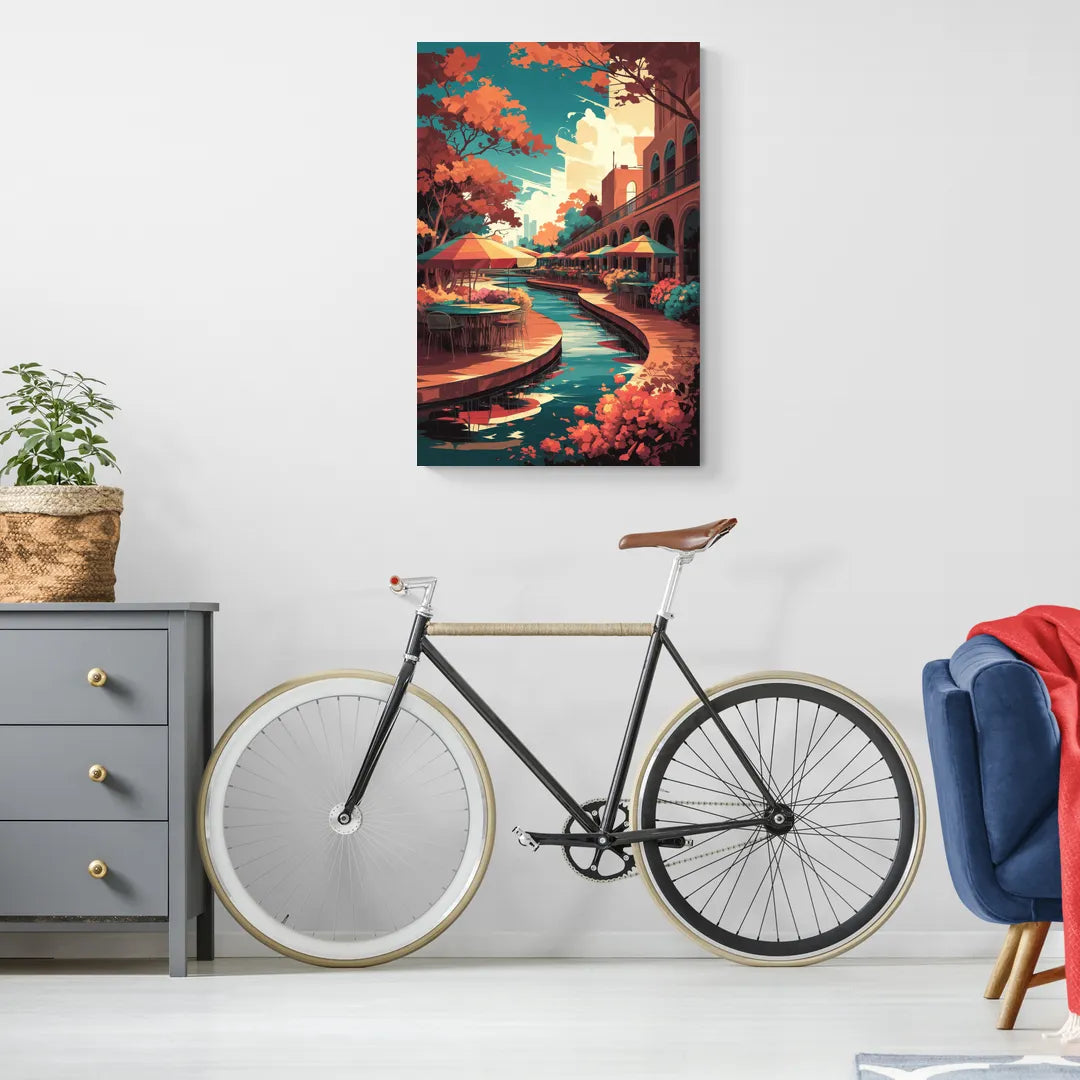 San Antonio Cultural Heritage - Canvas Wall Art Living Room