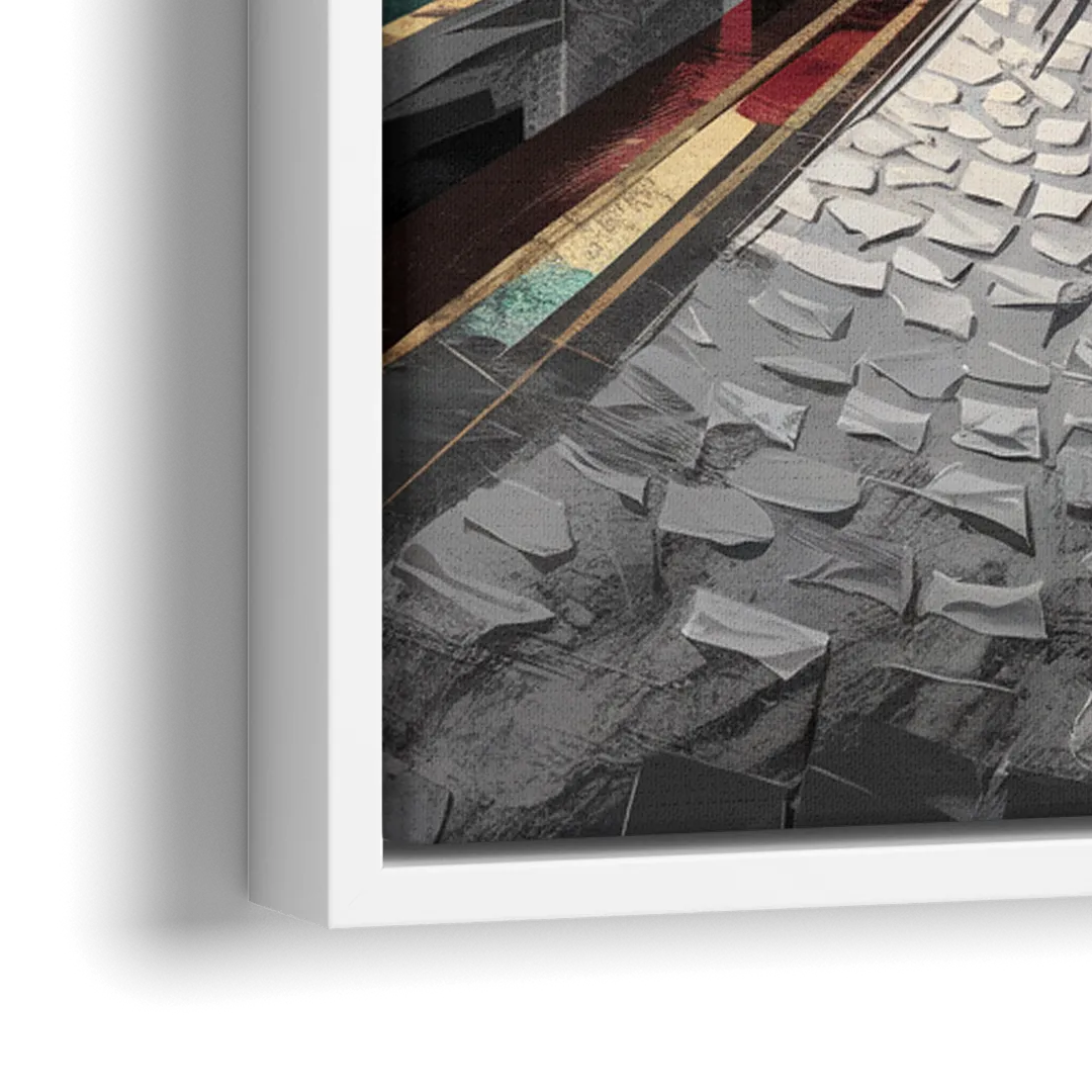 Camden Urban Charm - Close-Up White Frame Canvas