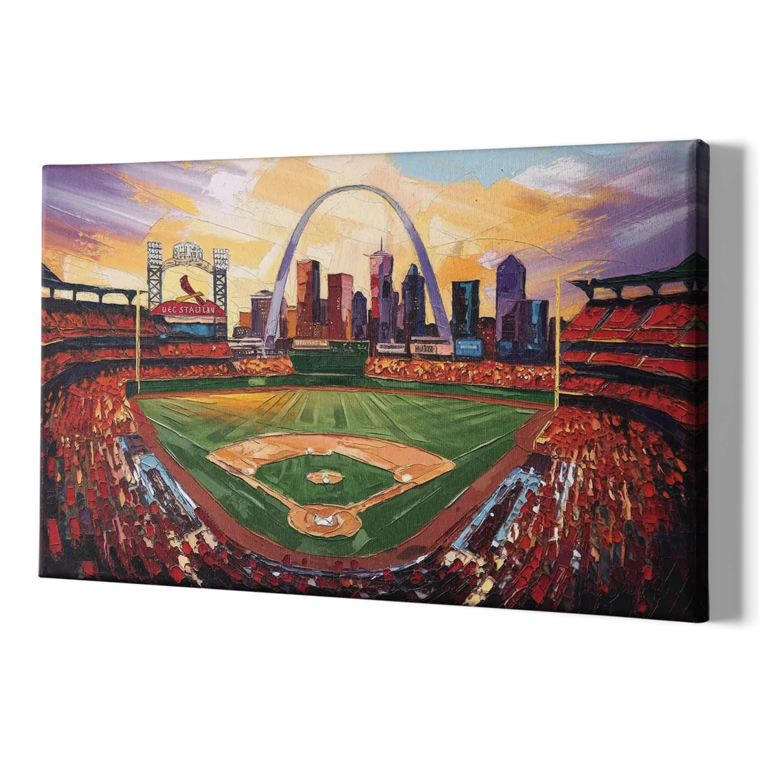 St. Louis Cardinals Stadium - Canvas Print Art Sides