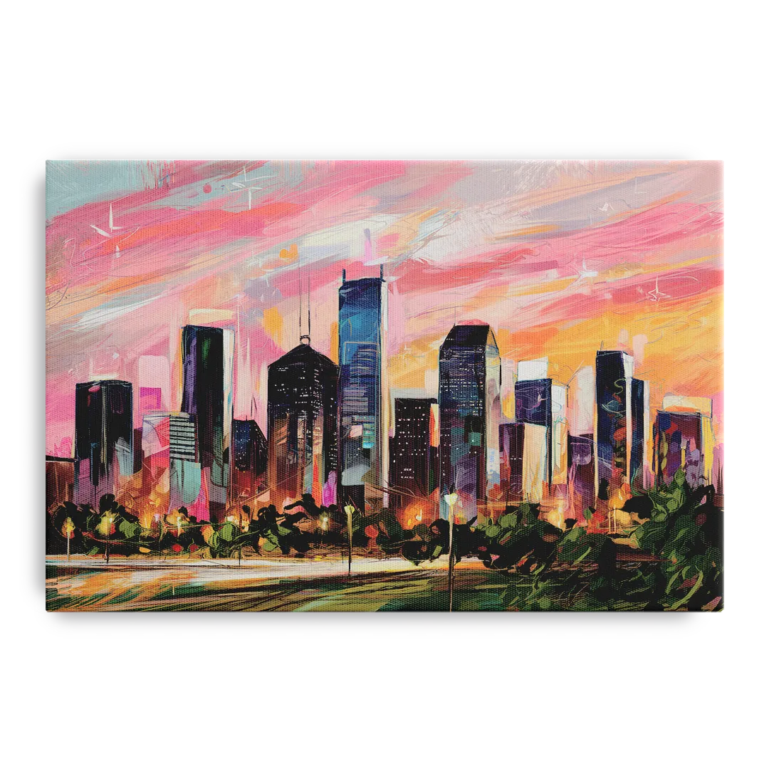 Houston Texas Pride - Canvas Wall Art