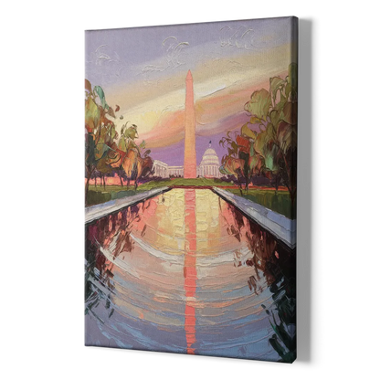 Washington National Mall - Canvas Print Art Sides