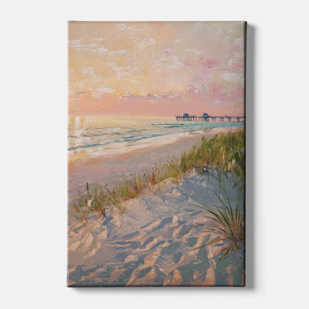 Virginia Beach Oceanfront Serenity - Canvas Wall Art