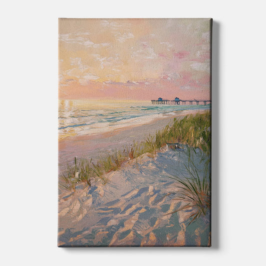 Virginia Beach Oceanfront Serenity - Canvas Wall Art