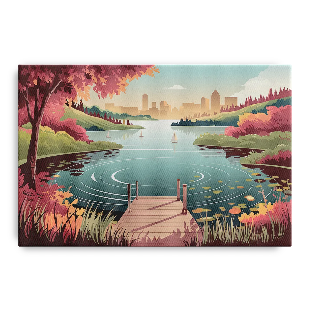 Madison Scenic Lakeshores - Canvas Wall Art