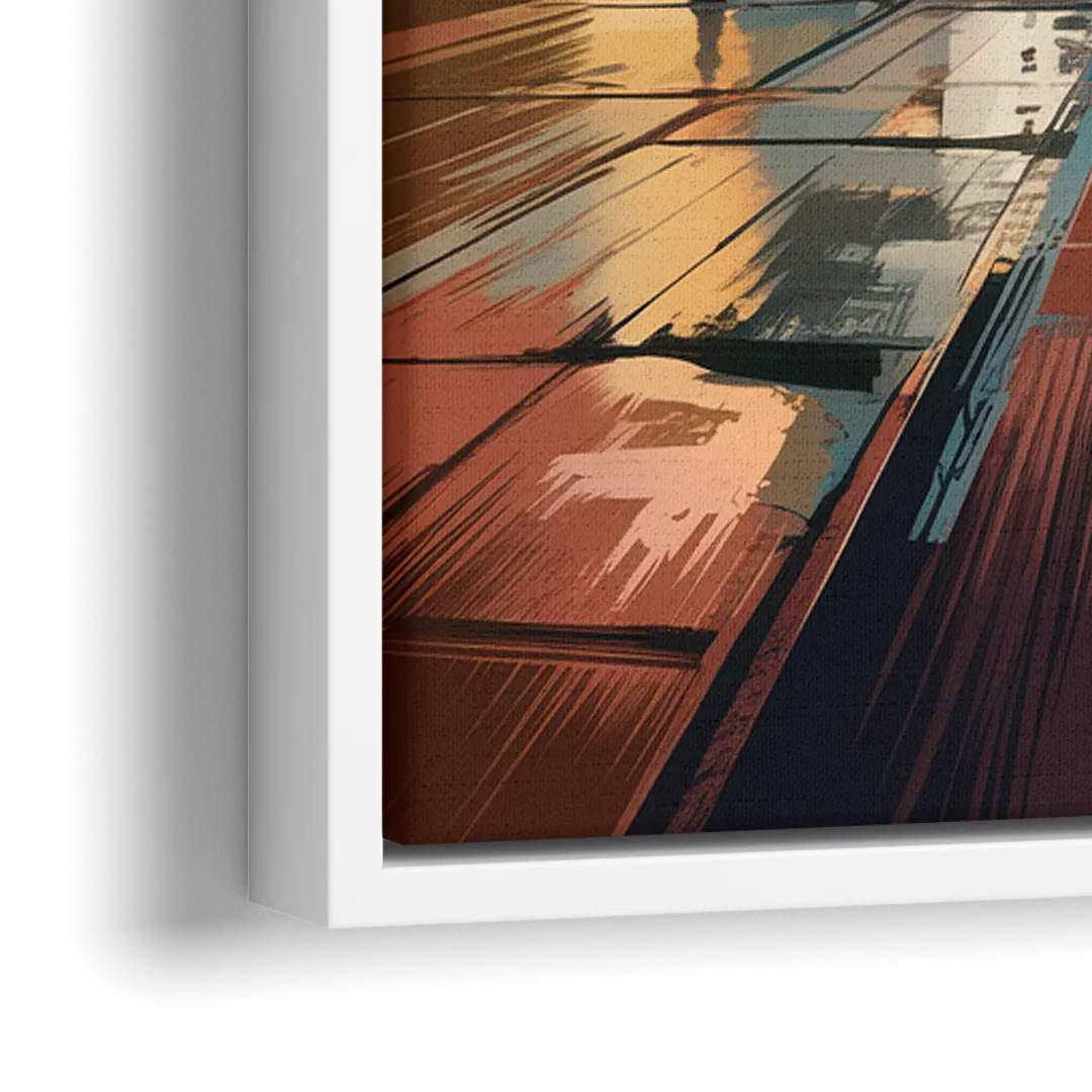 Chandler Scenic Landscape - Close-Up White Frame Canvas