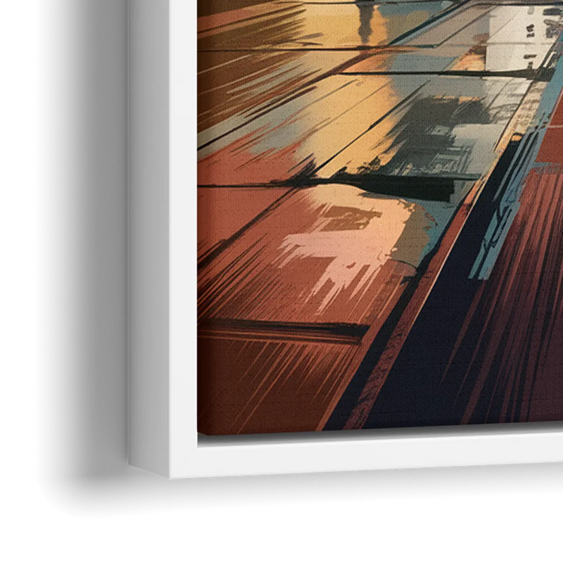 Chandler Scenic Landscape - Close-Up White Frame Canvas