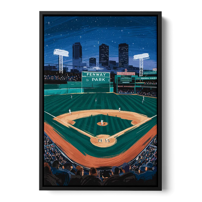 Boston Red Sox Photography - Black Frame Canvas