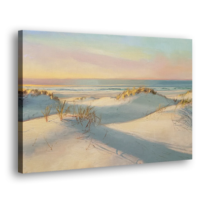Myrtle Beach Sand Dunes Serenity - Canvas Print Art Sides