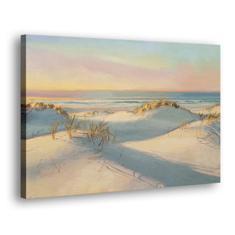 Myrtle Beach Sand Dunes Serenity - Canvas Print Art Sides