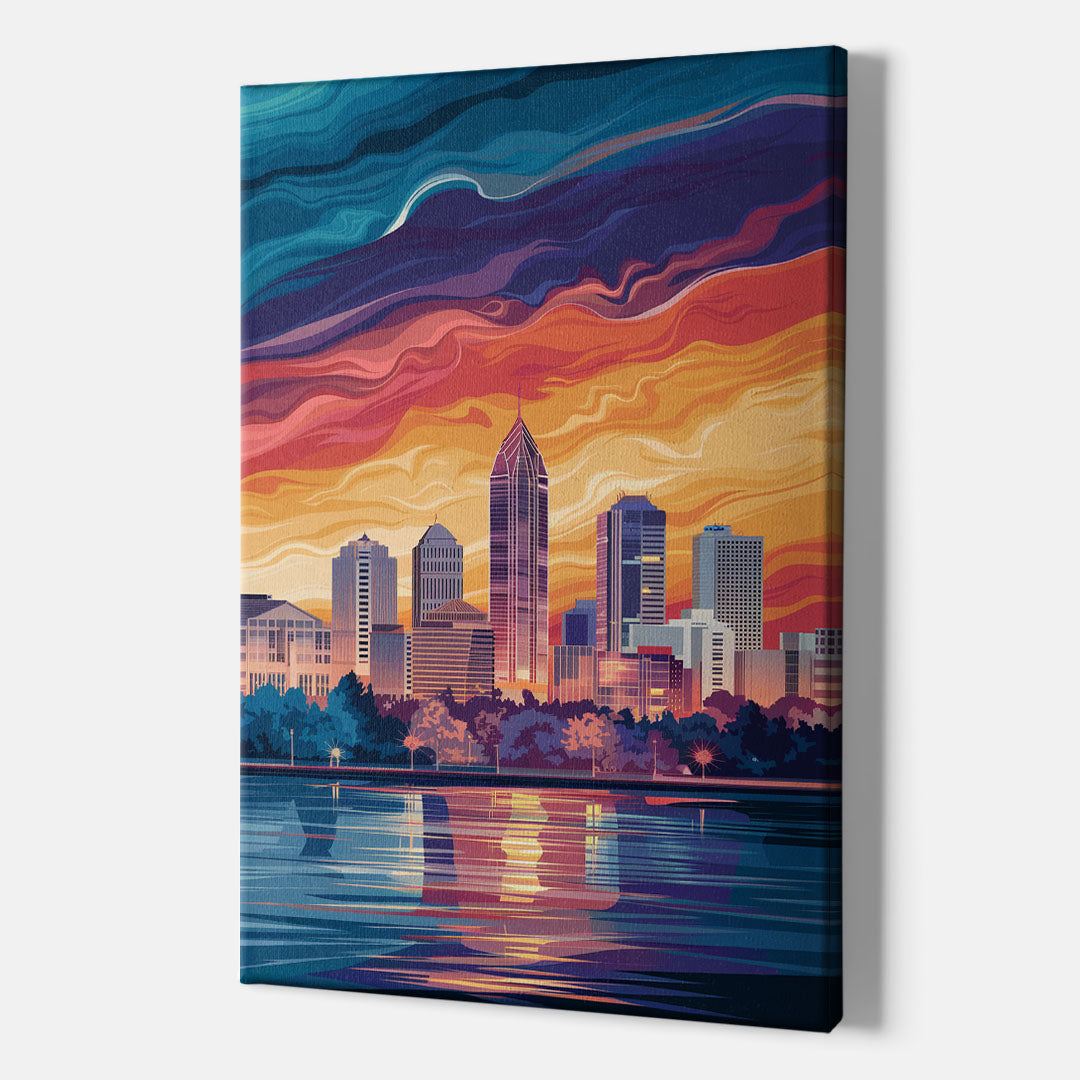 Atlanta Street Photography - Canvas Wall Art Indoor