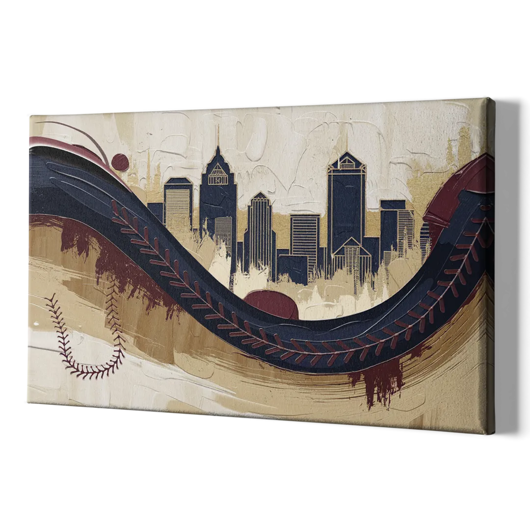 Toledo Mud Hens Baseball - Canvas Print Art Sides