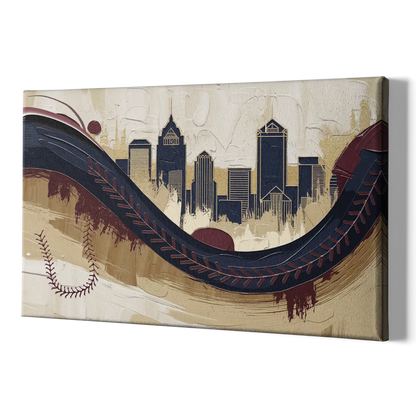 Toledo Mud Hens Baseball - Canvas Print Art Sides