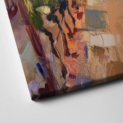 Traverse City Vineyard Scenery Canvas Close Up