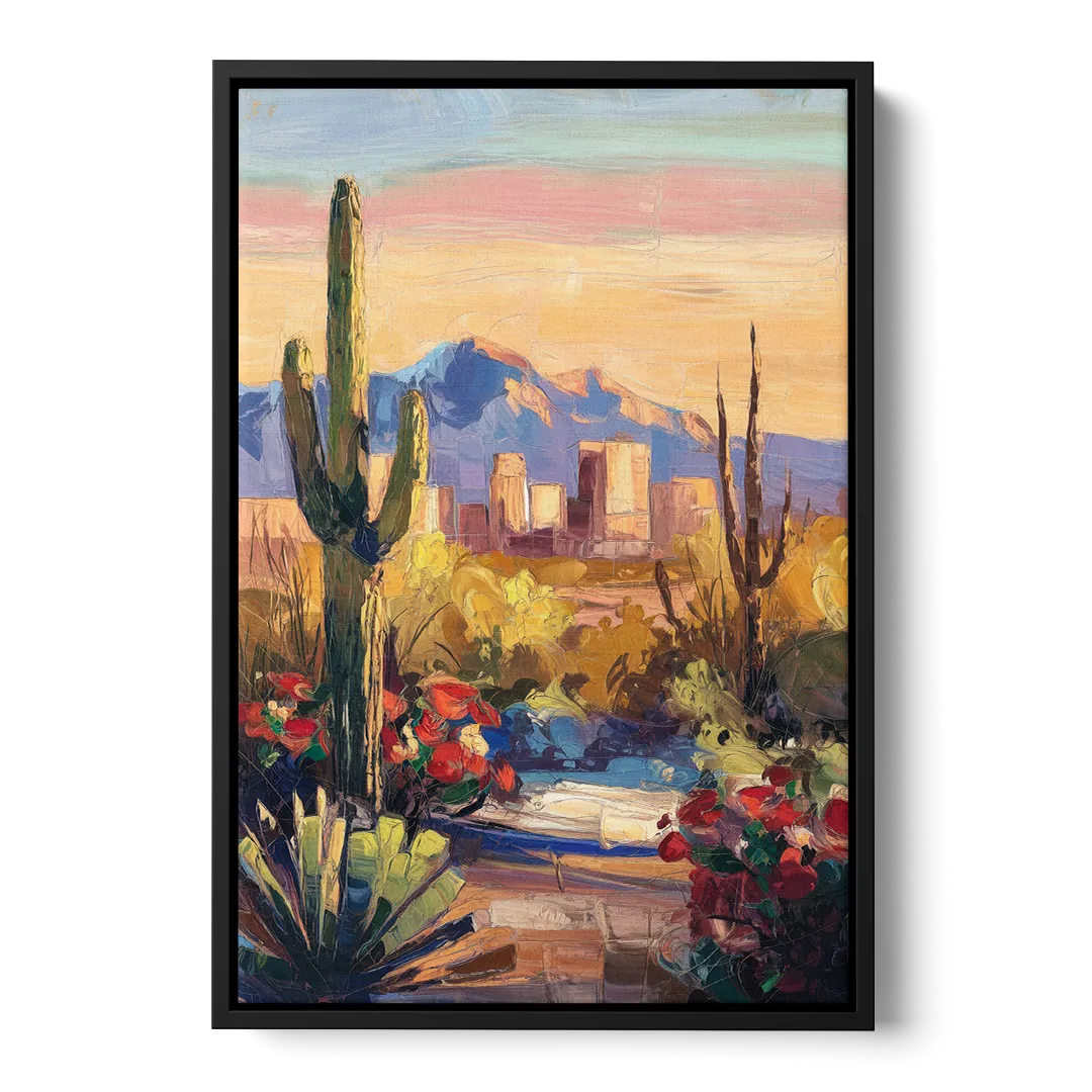 Tucson Arizona Pride - Black Frame Canvas