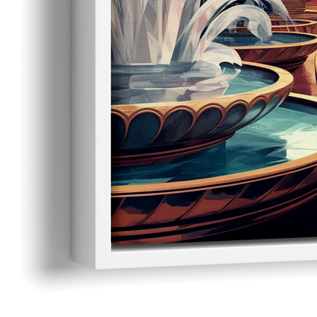 Kansas City Cultural Icons - Close-Up White Frame Canvas