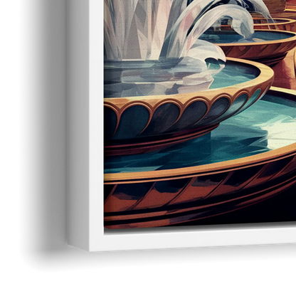 Kansas City Cultural Icons - Close-Up White Frame Canvas