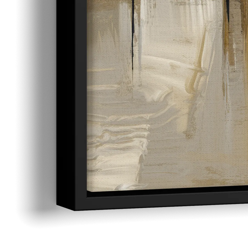 Houston Contemporary Design - Close-Up Black Frame Canvas