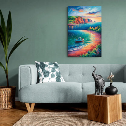 PEI Coastal Charm - Canvas Wall Art Living Room
