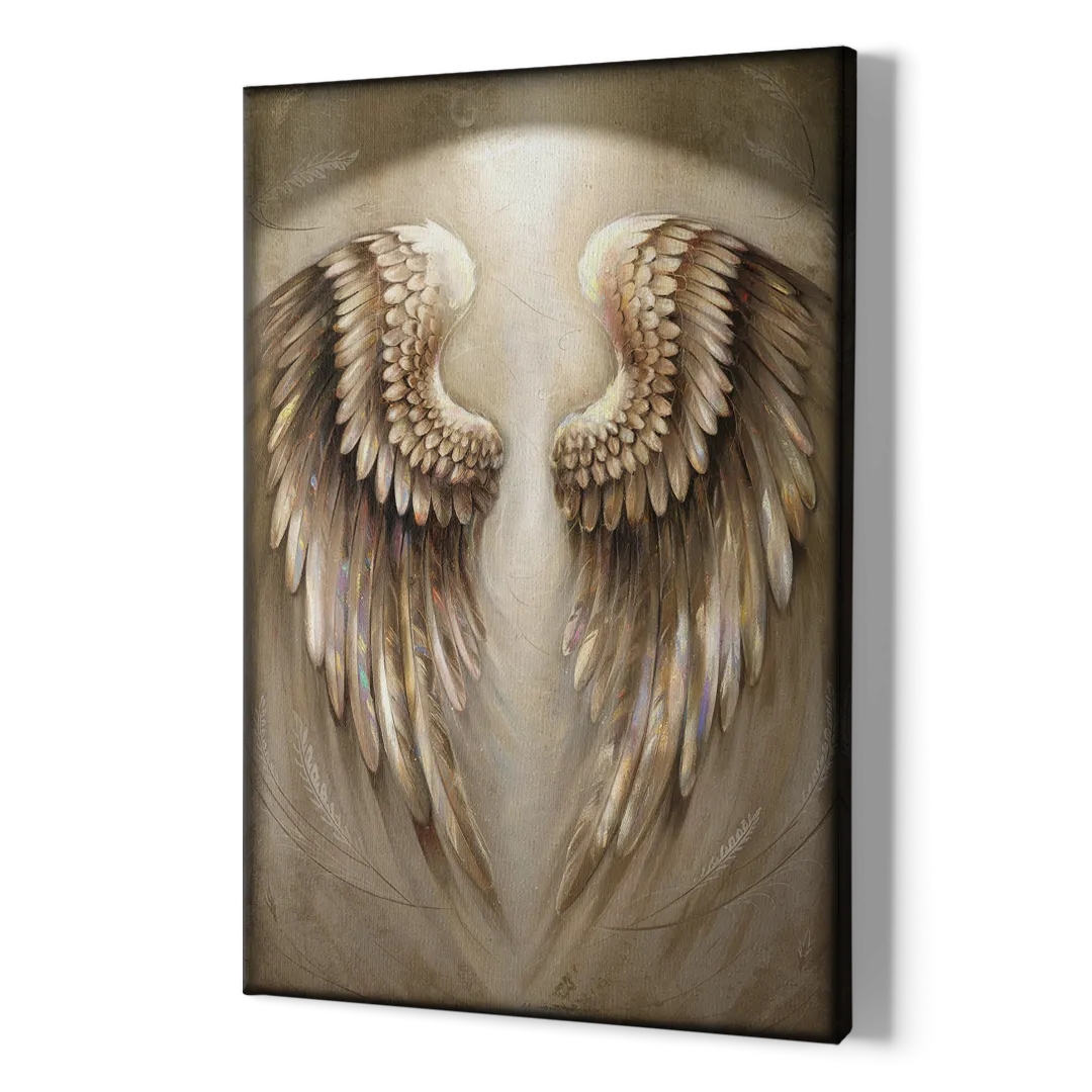 Nashville Wings Mural Tribute - Canvas Print Art Sides