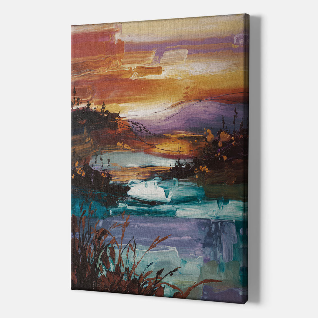 Ashland Evening Glow - Canvas Wall Art Indoor