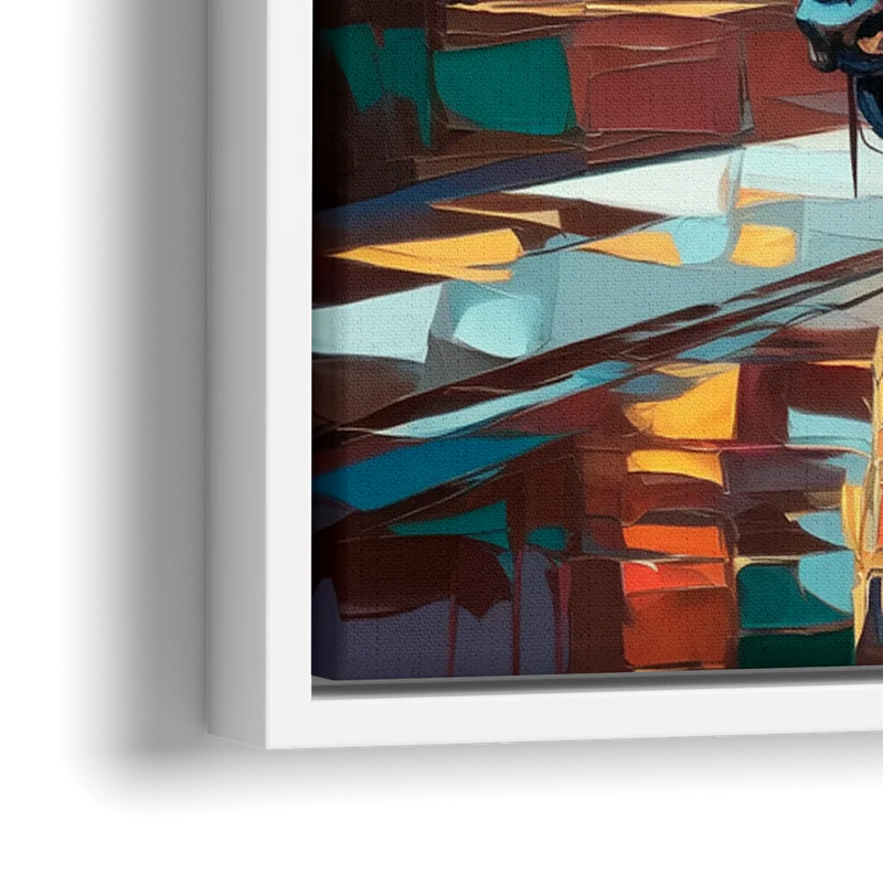 Buffalo Elmwood Village Vibes - Close-Up White Frame Canvas