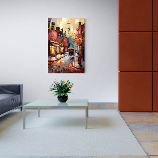 Salem New England Streets - Canvas Wall Art Living Room
