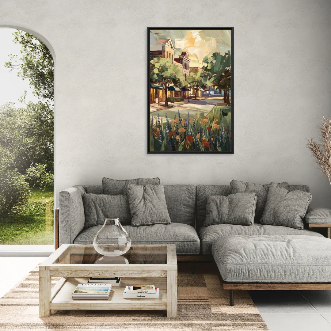 Garland Texas Pride - Living Room Black Frame Canvas