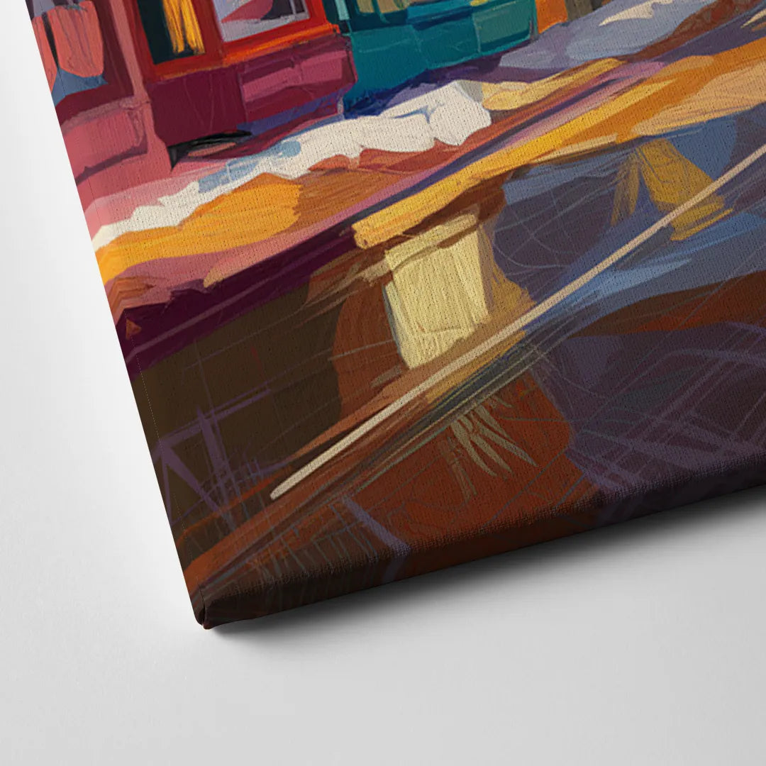 Telluride Downtown Charm Canvas Close Up