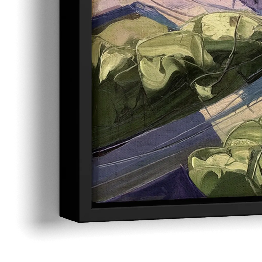 Baltimore Ravens Stadium View - Close-Up Black Frame Canvas