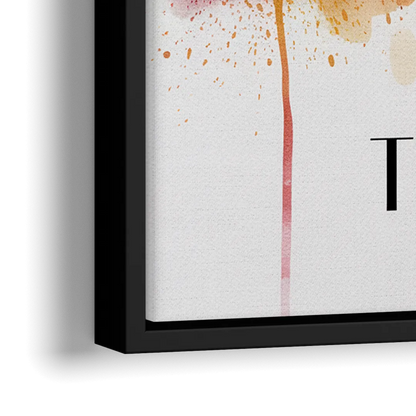 Tulsa Urban Charm - Close-Up Black Frame Canvas