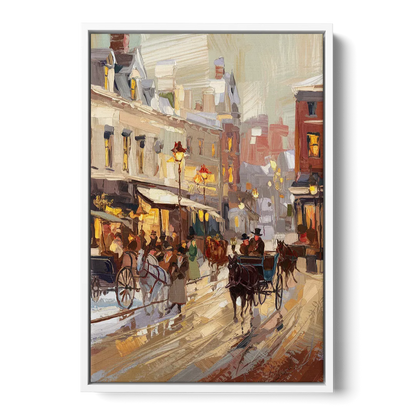 Madison Cultural Heritage - White Frame Canvas