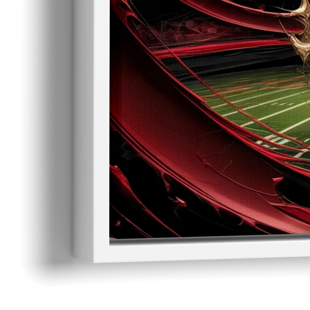 San Francisco 49Ers Team Pride - Close-Up White Frame Canvas