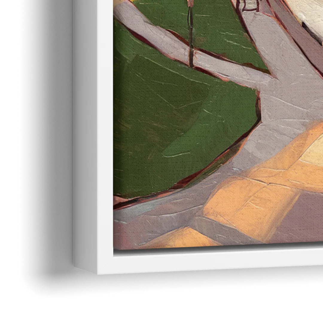 Omaha Scenic Riverfront - Close-Up White Frame Canvas