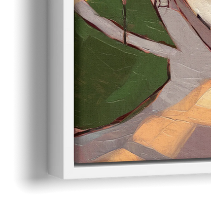 Omaha Scenic Riverfront - Close-Up White Frame Canvas
