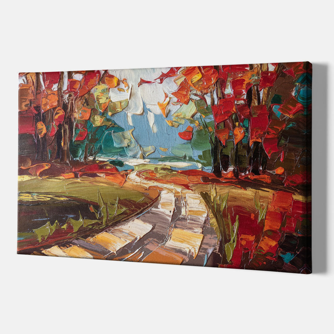 Durham Autumn Colors - Canvas Wall Art Indoor