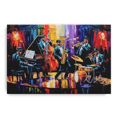 New Orleans Jazz Musicians - Canvas Wall Art