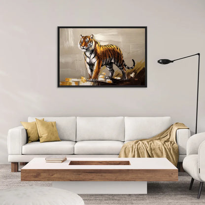 Memphis Tigers Pride - Living Room Black Frame Canvas