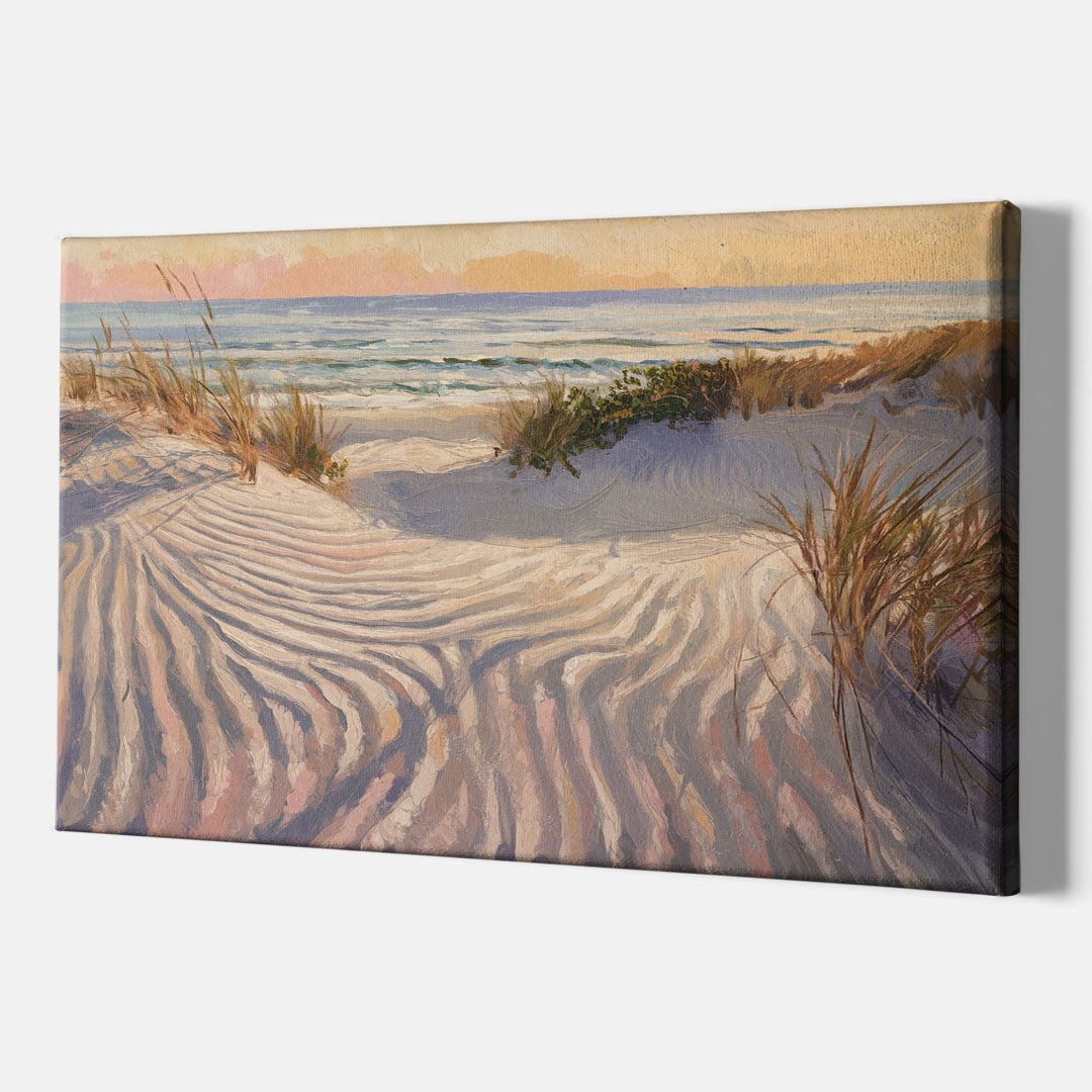 Hilton Head Island Dunes And Waves - Canvas Wall Art Indoor
