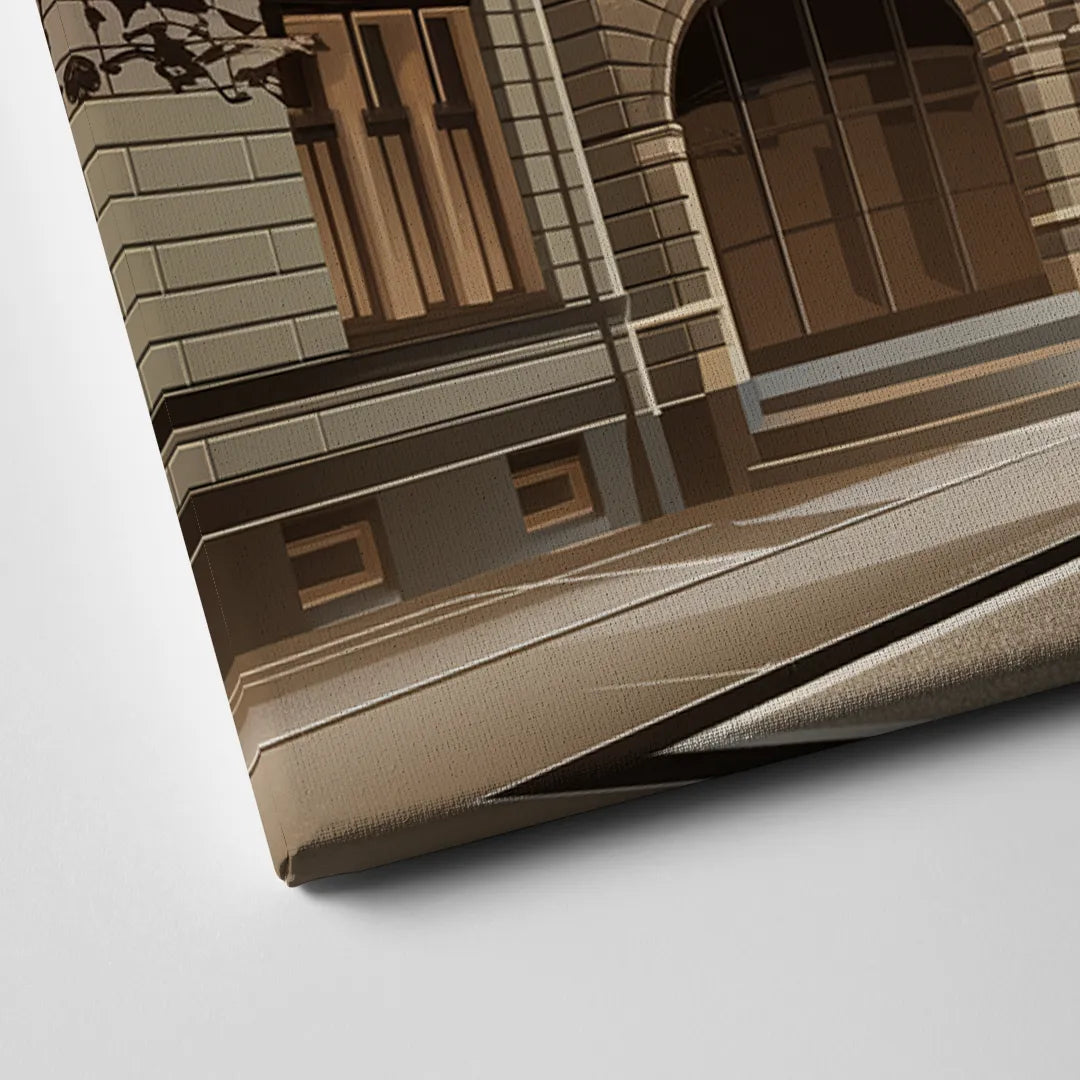 Providence Historic Architecture Canvas Close Up
