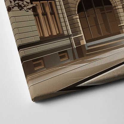 Providence Historic Architecture Canvas Close Up