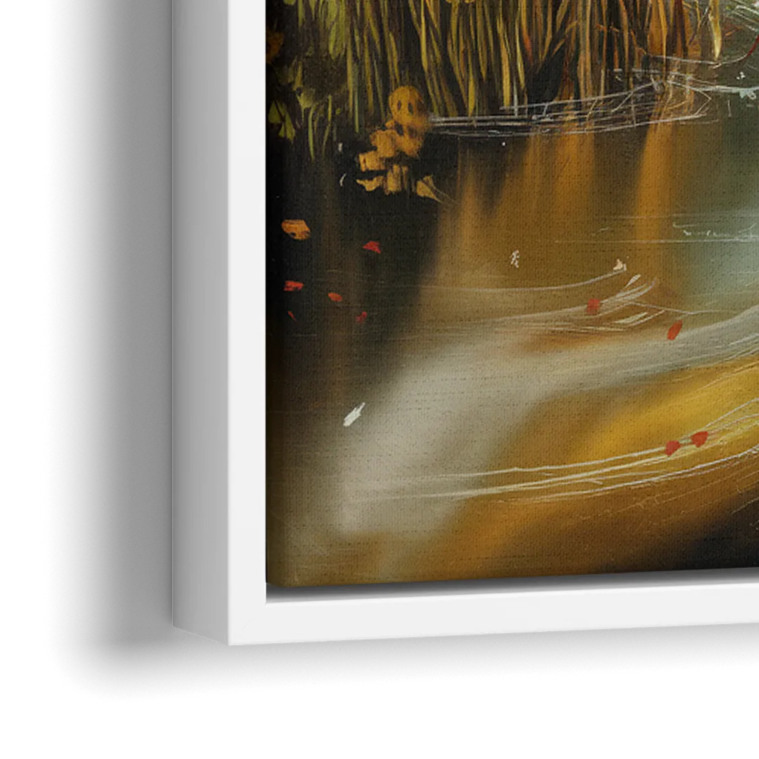Ashland Wildlife Sanctuary - Close-Up White Frame Canvas