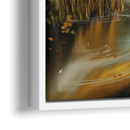 Ashland Wildlife Sanctuary - Close-Up White Frame Canvas