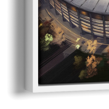 Orlando City FC Stadium Scene - Close-Up White Frame Canvas