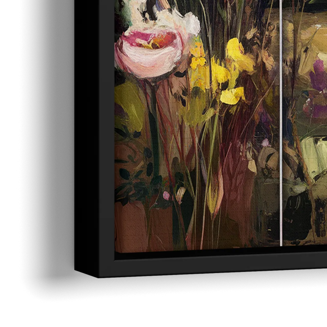 Greensboro Botanical Gardens - Close-Up Black Frame Canvas